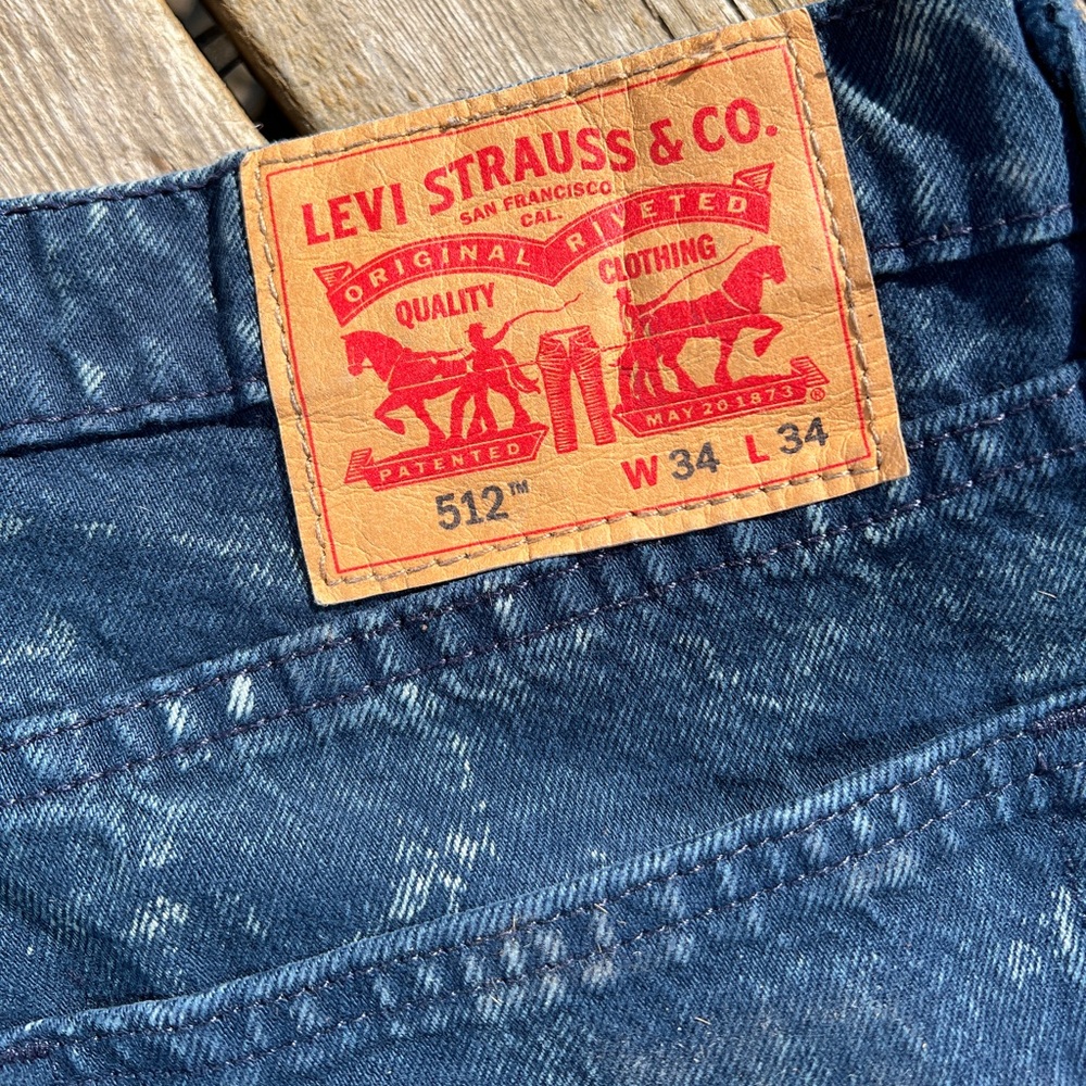 Levi’s 512 34x34 dark wash denim